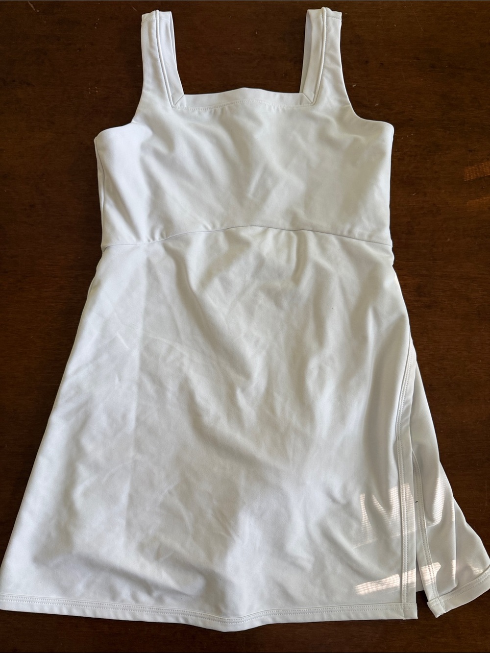 Old Navy White Square-Neck Tank Casual Dress